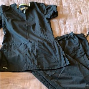 Steel gray Greys anatomy scrubs